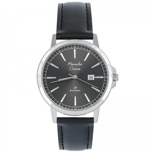 Alexandre Christie AC 1014 SIlver Grey Leather Lady LDLSSDG